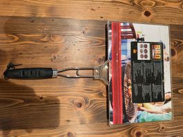 Grillrost für Hamburger BBQ zum Grillen, Rost 35x22cm, neu