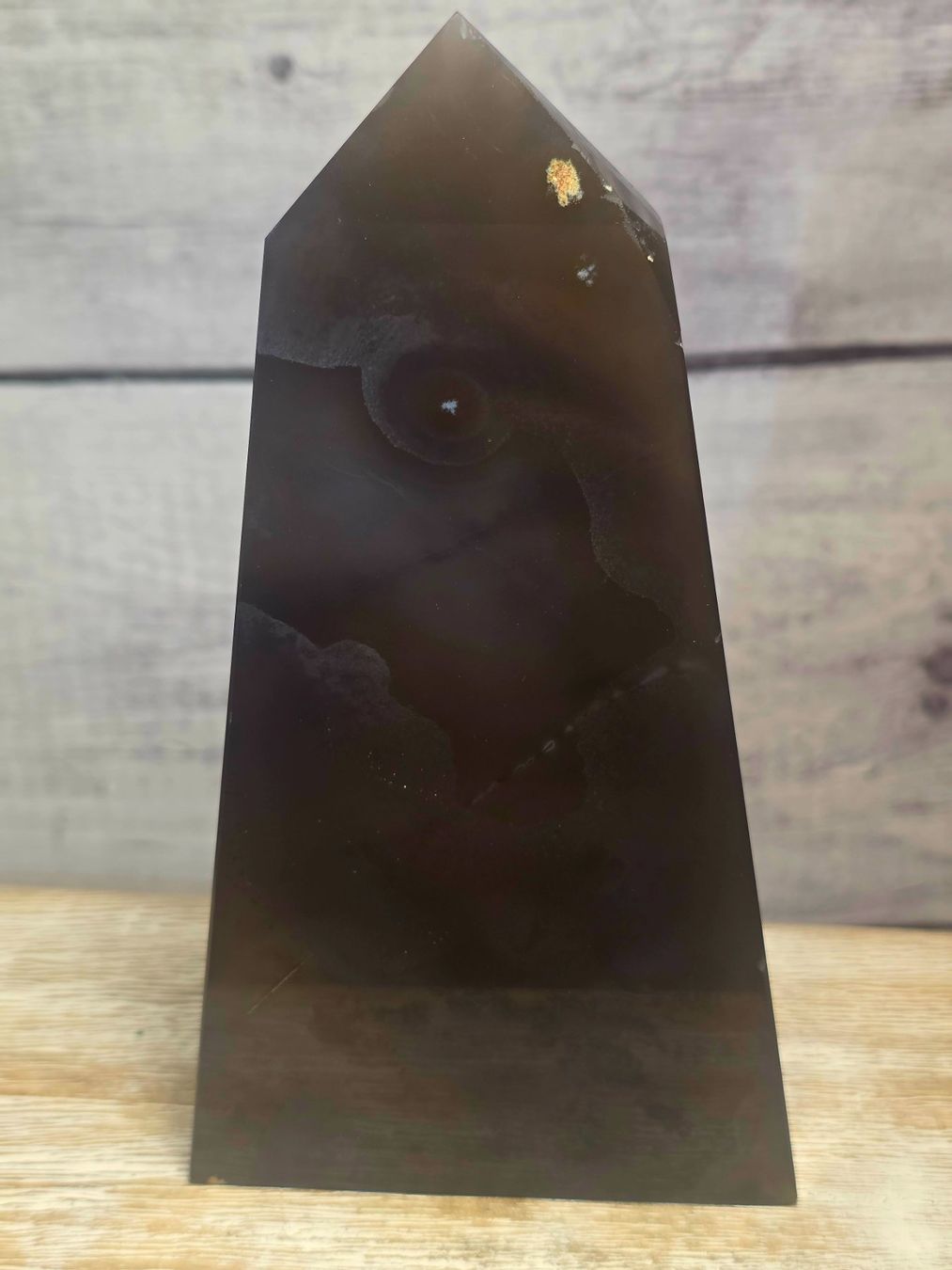 Minerali & Pietre curative: Amethyst-Achat Obelisk 370g – Nuovo e nell'imballaggio originale da Matzingen venduto da Shay_Crystalz 1