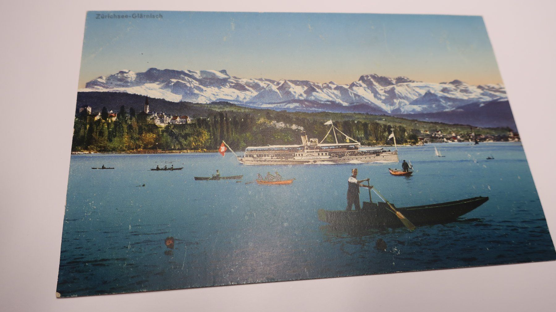 Cartoline postali: Zürichsee - Glärnisch – Usato da Cormoret venduto da Pascalll2001 1
