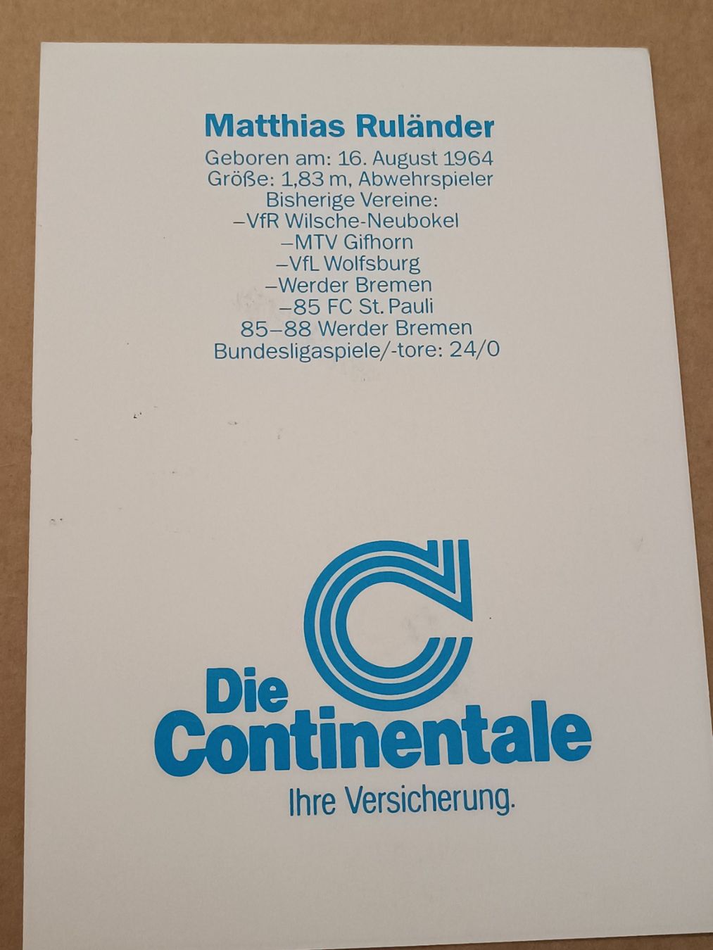 Autografi: Matthias Ruländer - BVB - Borussia Dortmund - Handsigniert – Usato da Menziken venduto da Artographs 1