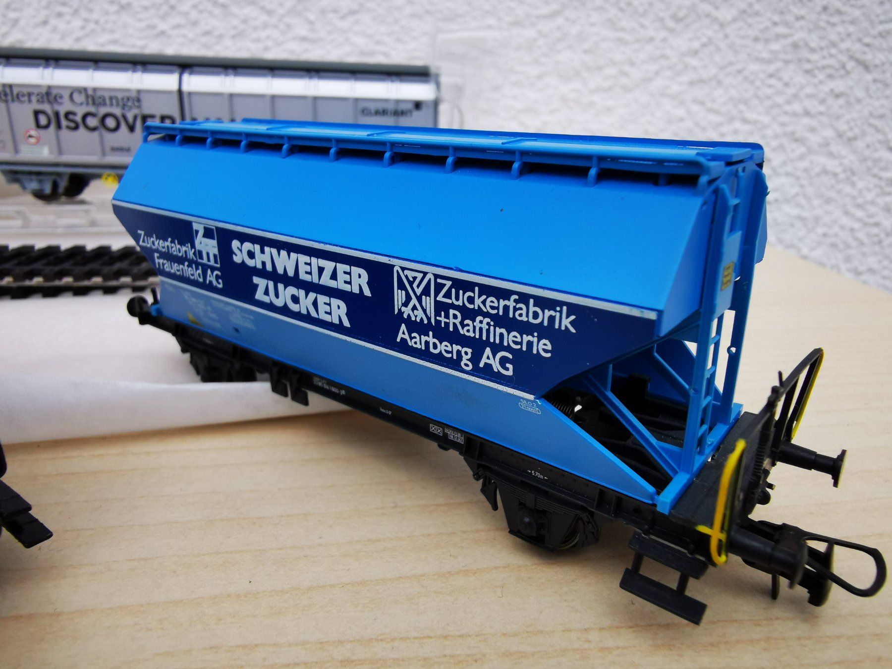 Märklin Modellini di ferrovie: 4 Stück, H0 Güterwagen, Roco,Märklin,Fleischmann – Usato da Felben-Wellhausen venduto da mac.ital 3