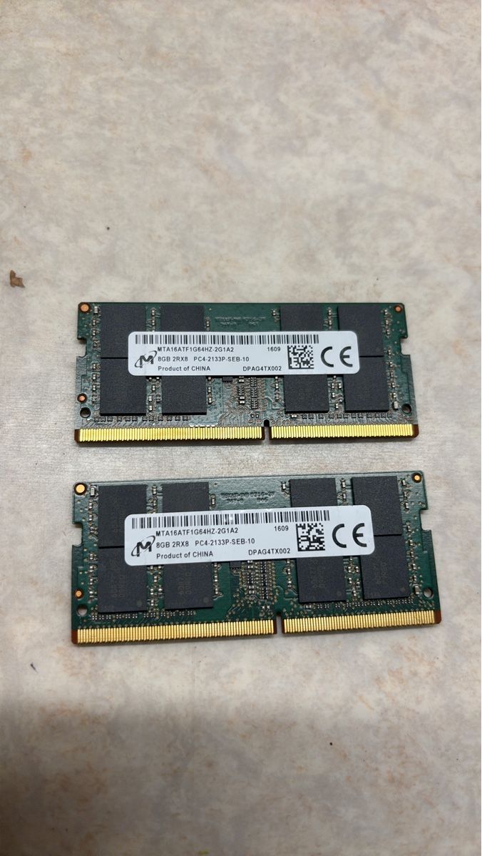Memory / RAM: 2x 8GB DDR4 RAM Riegel – Gebraucht aus Bonaduz von Jomby