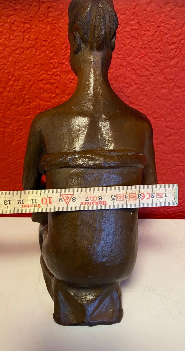 Sculture & Statue: Mutter mit Kind, Skulptur, Handarbeit Unikat .Keramik – Usato da Zäziwil venduto da Emlea 8