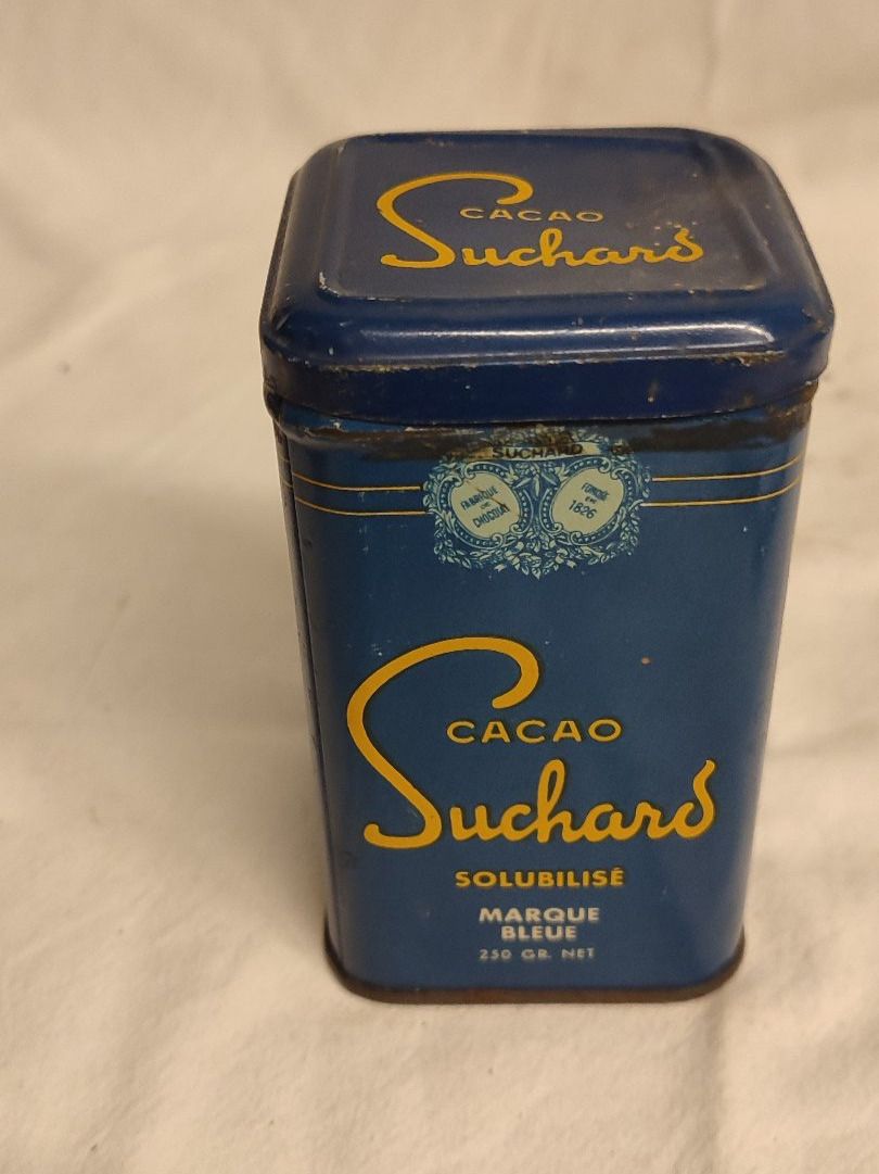 Suchard Barattoli: Wunderschöne alte Blechdose von SUCHARD CACAO 13cm – Usato da Gelterkinden venduto da MYSTOREFORYOU4460