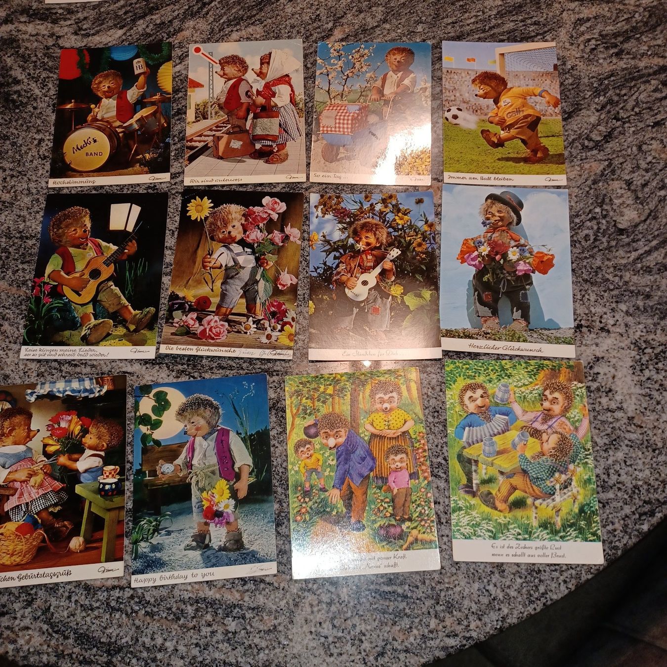 Cartoline postali: Sammlung Steiff Mecki 61  farbige lustige  Ansichtskarten – Usato da Abtwil SG venduto da luupsy 3