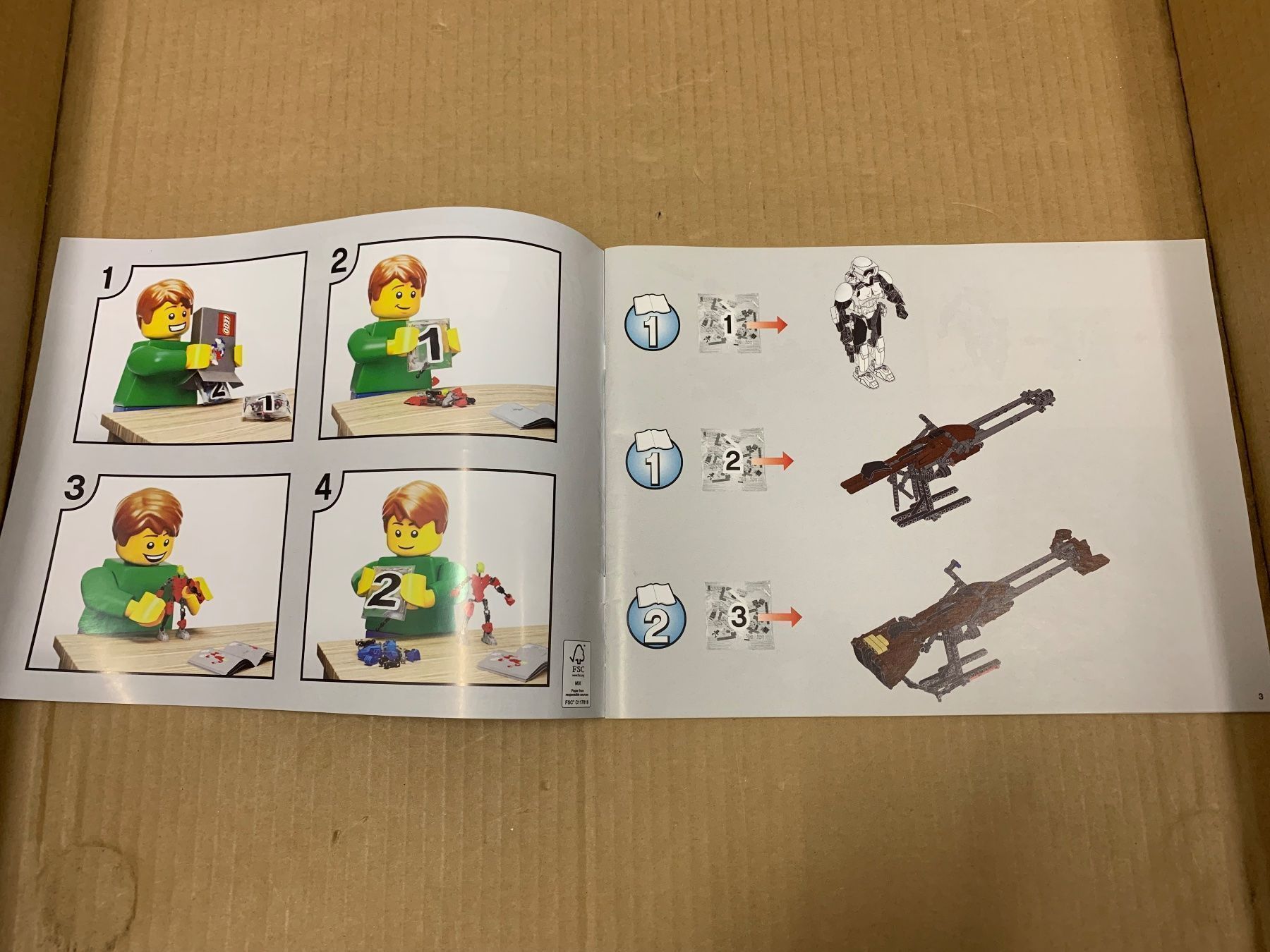 Lego Giocattoli: Lego StarWars Bedienungsanleitung – Usato da Eschlikon TG venduto da 1.- 2