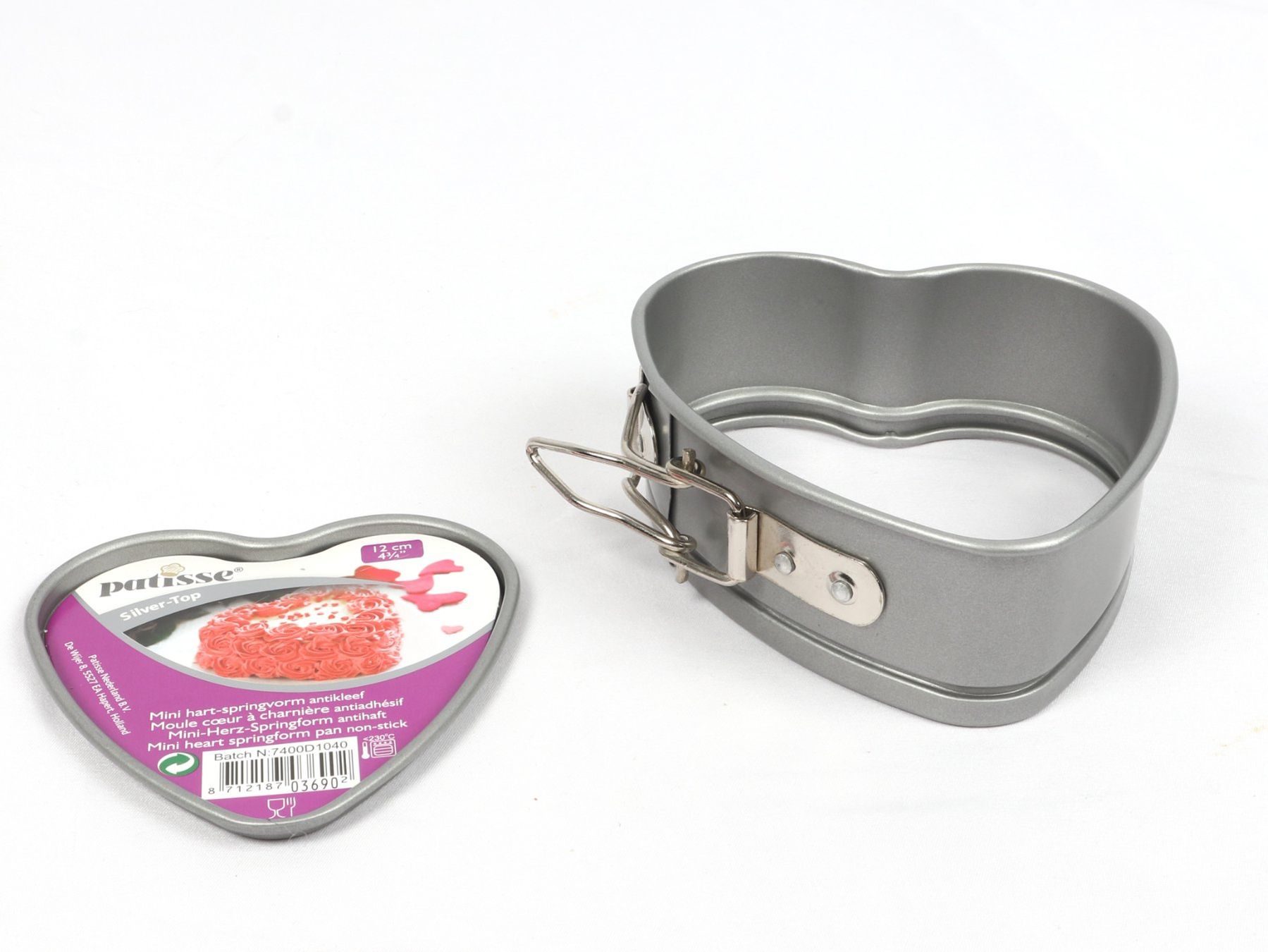 Teglie da forno: PATISSE Mini-Herz Antihaft Springform – Nuovo (secondo la descrizione) da Steinen venduto da Restwert_Steinen 2
