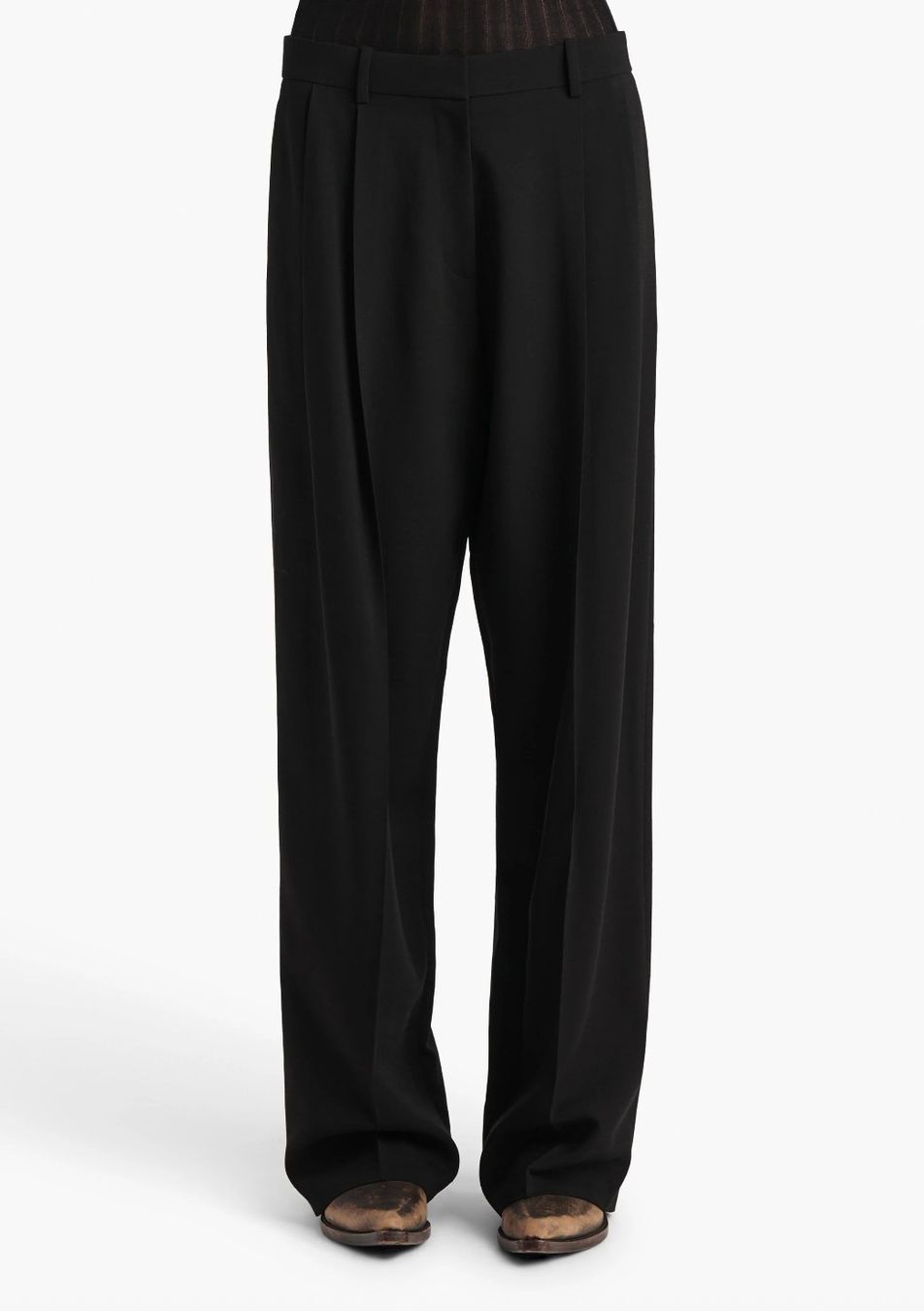Khaite Pantalons: KHAITE August Hose in Schwarz – D'occasion à Zürich par ann_lv2n