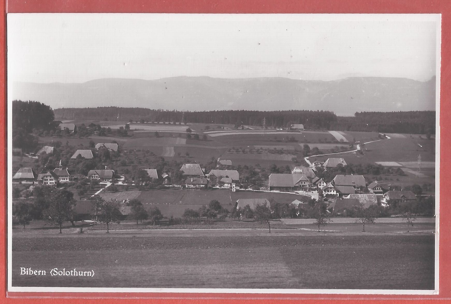 Ansichtskarten: Bibern Sol. bei Buchegg - ca. 1930 – Gebraucht aus Fislisbach von Porano
