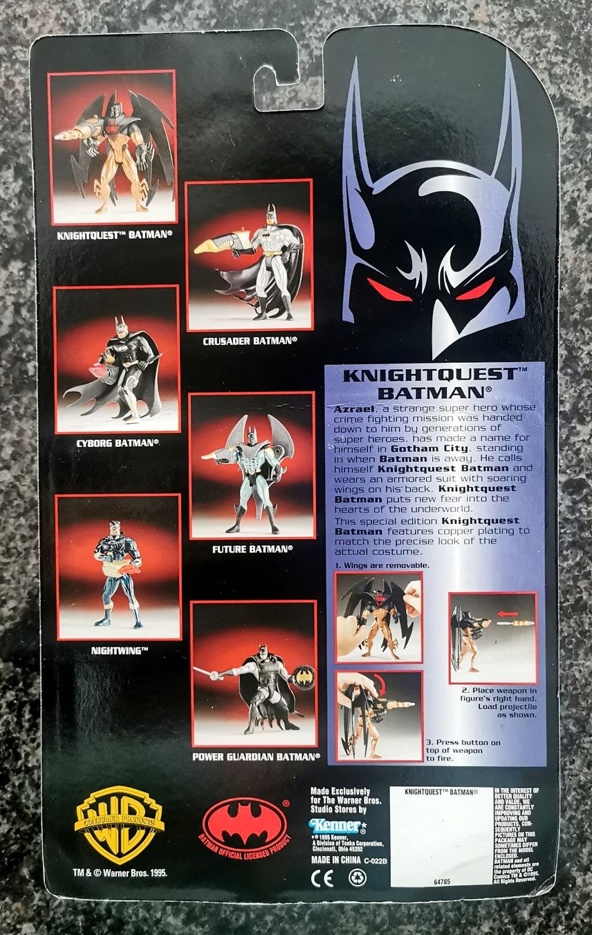 Figuren: Knightquest Batman 1995 Action Figur Special Edition – Neu und originalverpackt aus Rorschach von Actionvintage789 1