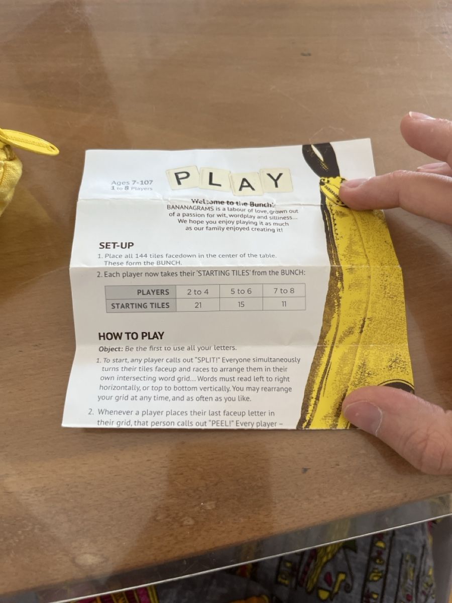 Giochi: Jeu Bananagrams – Usato da Genève venduto da Majikamu 1