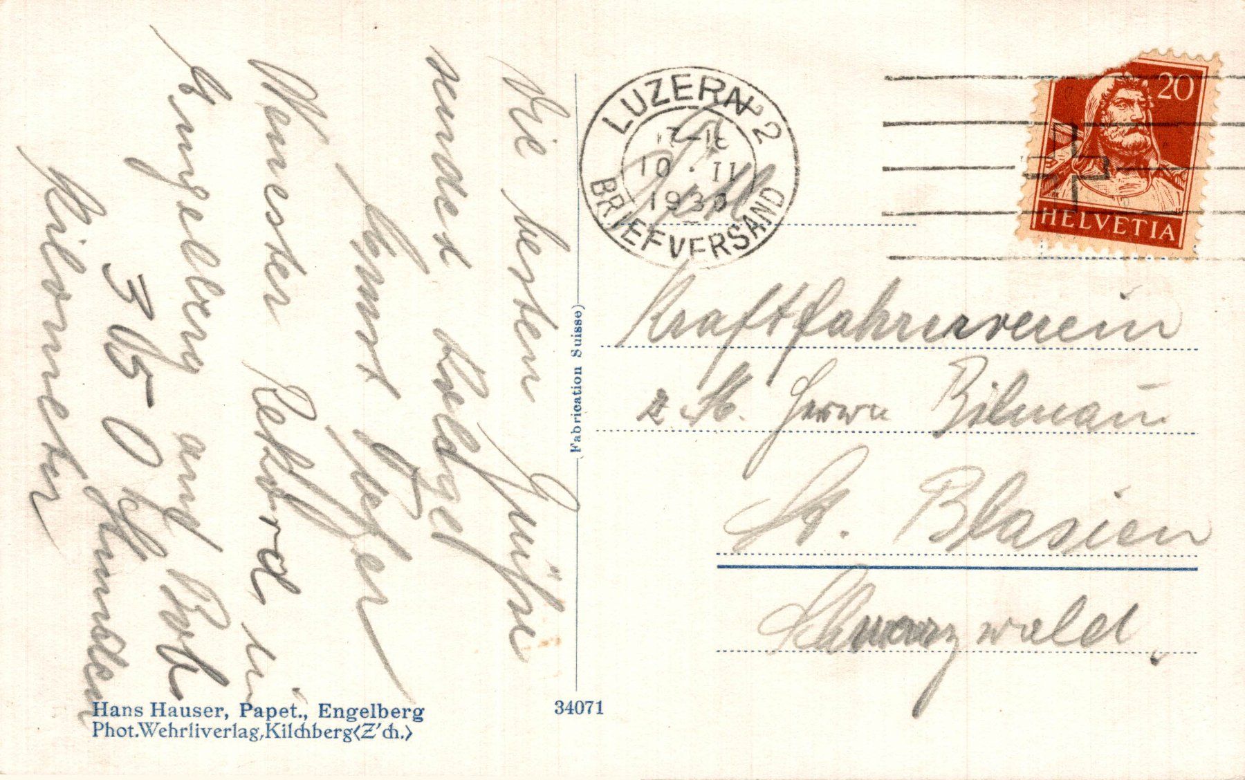 Cartes postales: Bobbahn Gerschnialp - Engelberg – D'occasion à Bronschhofen par Astore 1