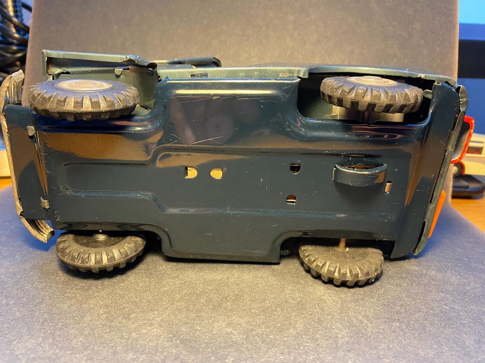 Jeep Command Armée KCO Japan - Miniature Tôle Militaire Vintage Collection