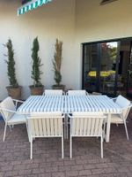 Garten-Armlehnstuhl Caio Westwing Collection + Tisch