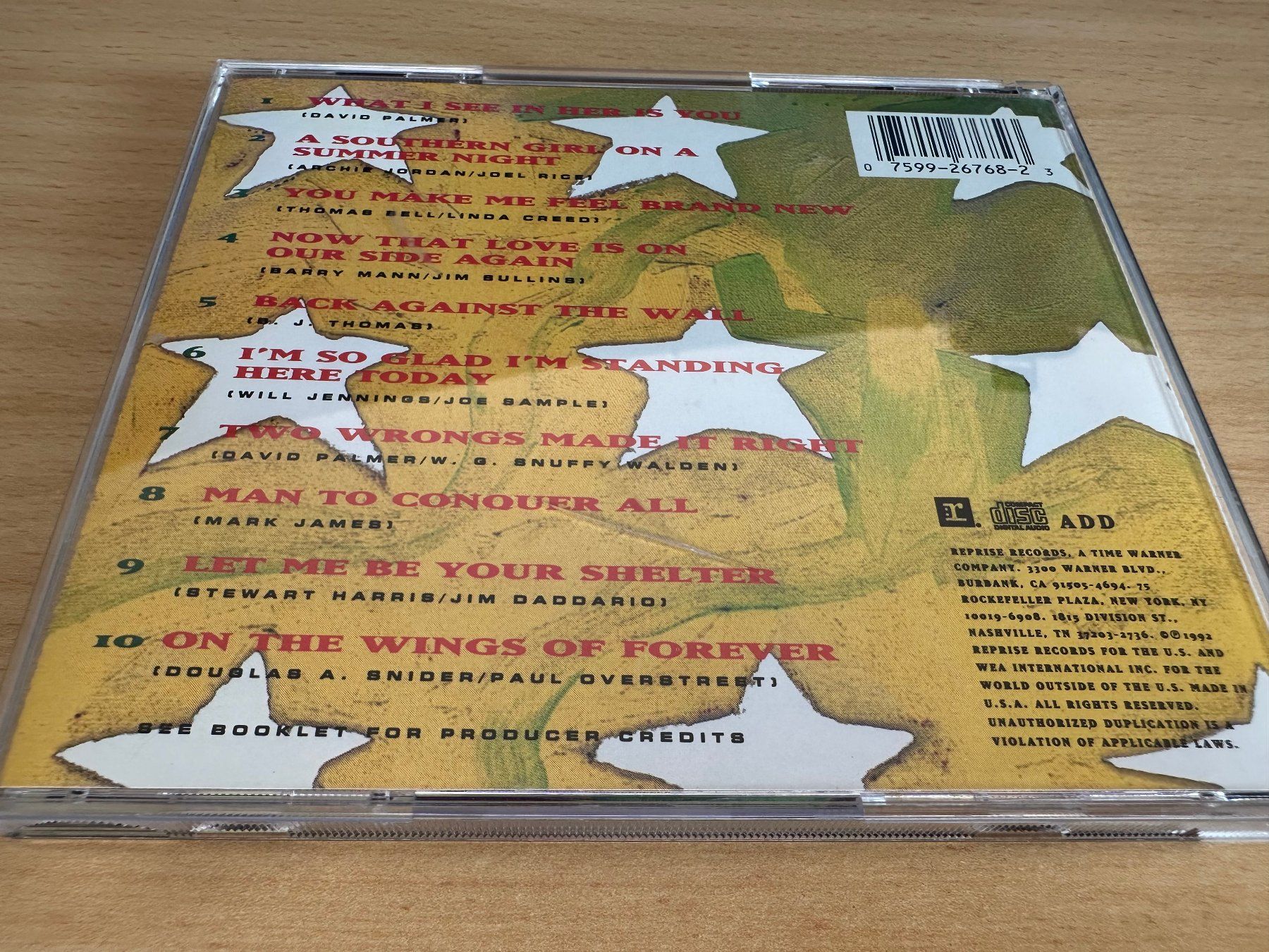 CD: B.J. Thomas – Back Against The Wall – Usato da Rikon im Tösstal venduto da Alpenmutz 1