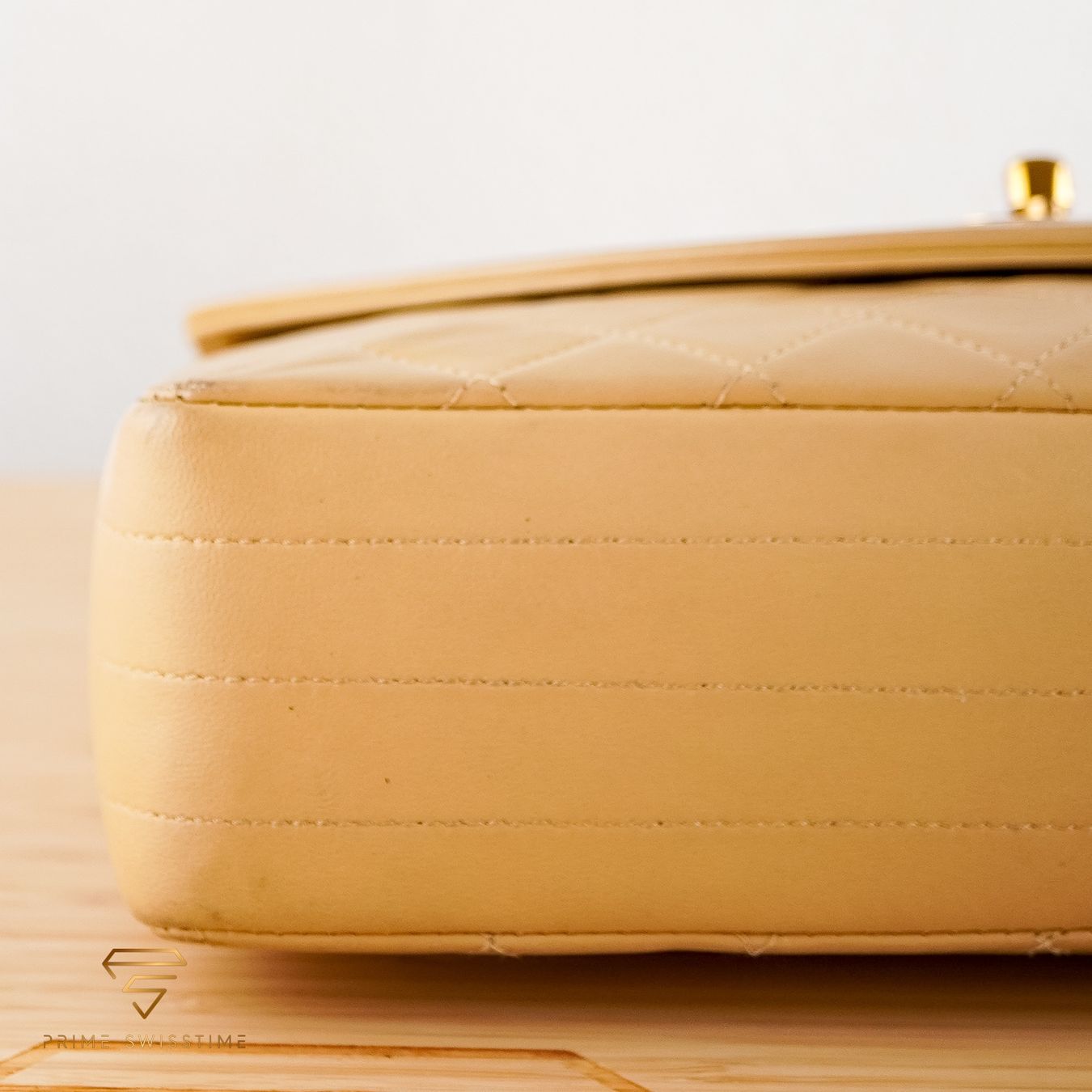 Chanel Borse da donna: Chanel Single Flap Beige Leather Bag – Usato da Luzern venduto da PrimeSwissTime 3