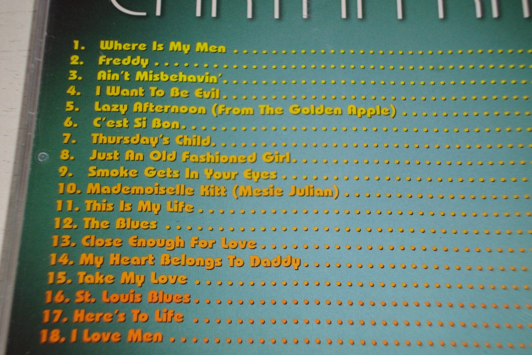 CD: Eartha Kitt - inc. "Where is My Man" – Usato da Unterbäch venduto da dadin 2