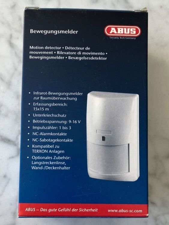 Abus Bewegungsmelder für Terxon BW8000 (Neu und originalverpackt) in ...