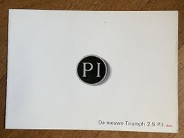 Triumph 2.5 PI Mk2 Prospekt ca 1970 1971 brochure - holl. NL