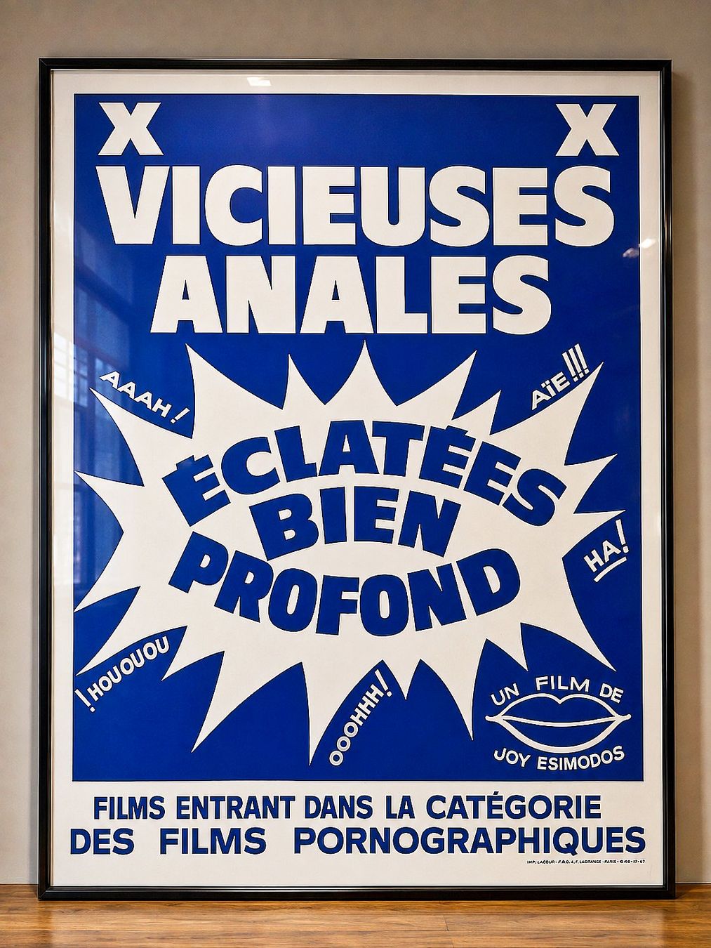 Foto & Immagini: Affiche typographique érotique vintage – Usato da Montreux venduto da LeVintage33