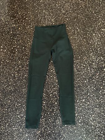Lululemon wunder train high rise tight leggings US 6 green