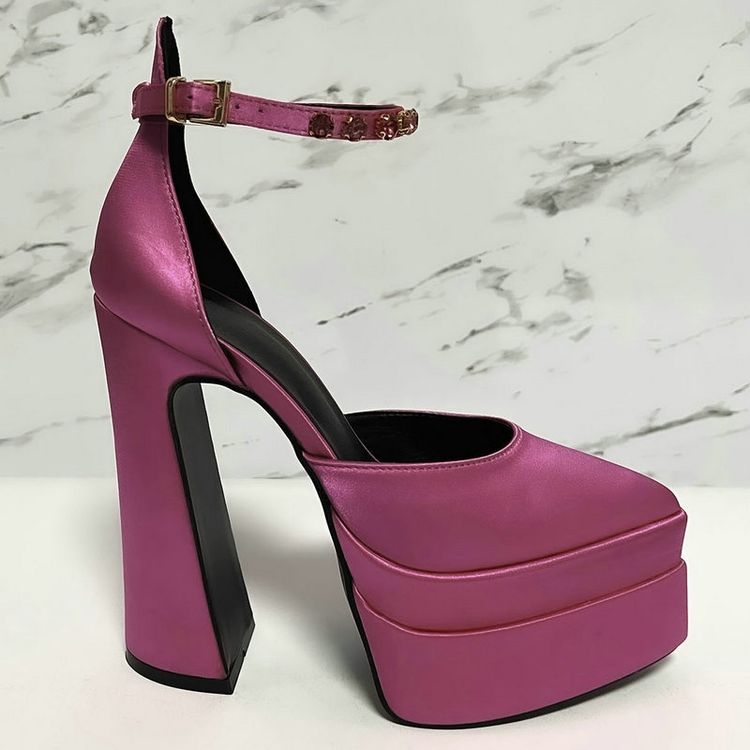 Blingqueen Damen Plateau Pumps - Elegant & Bequem!