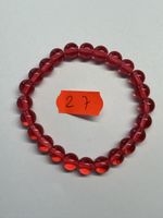 1 Stück / Rote Armband Edelstein.
