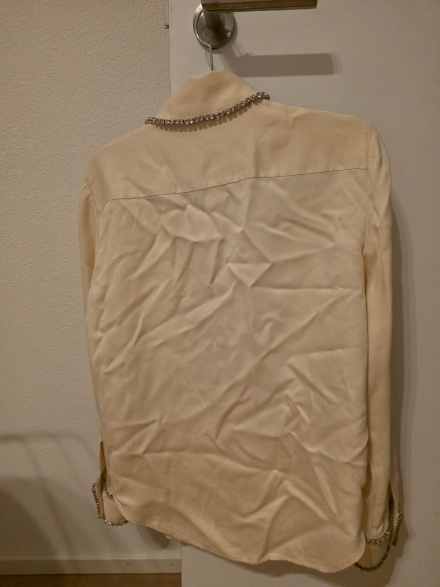 Zara Camicette: Zara Bluse beige XS mit Strass – Nuovo (secondo la descrizione) da Altendorf venduto da Aleksandrasa 2