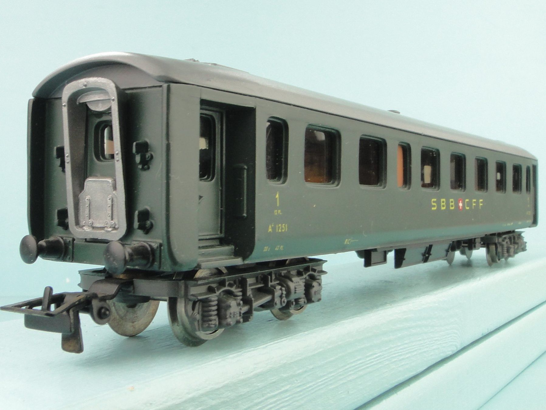 Pocher Modellini di ferrovie: Pocher H0 SBBA5  1 Klasse, AC – Usato da Bülach venduto da cann11 5