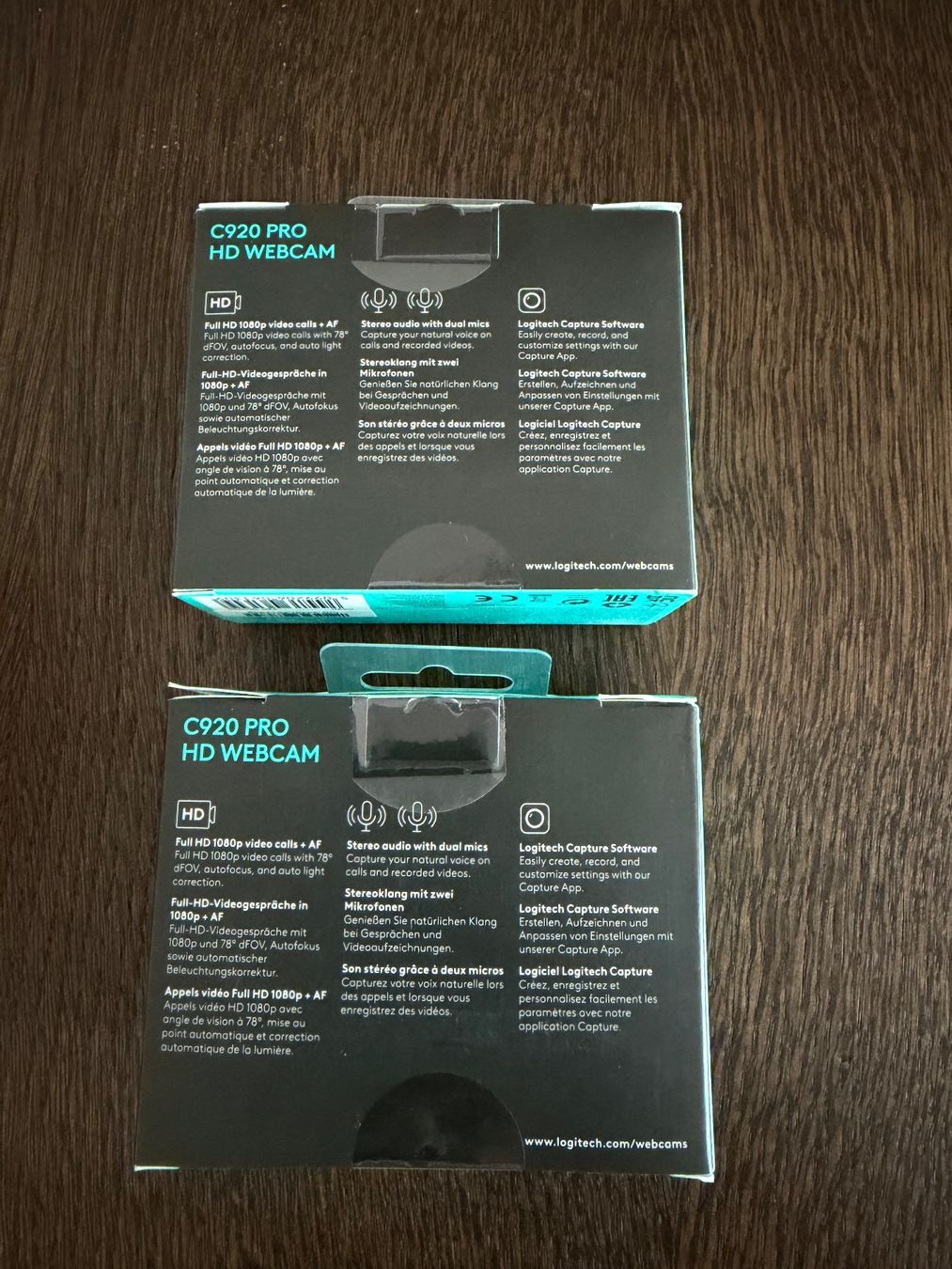 Logitech Webcam: 2 x Logitech C920 Pro HD Webcam – Nuovo e nell'imballaggio originale da Zürich venduto da jpbritz 1