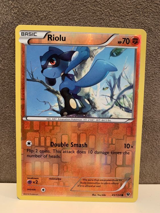 Pokemon Riolu Reverse Holo Fates Collide ENG 45/124 Kaufen auf Ricardo