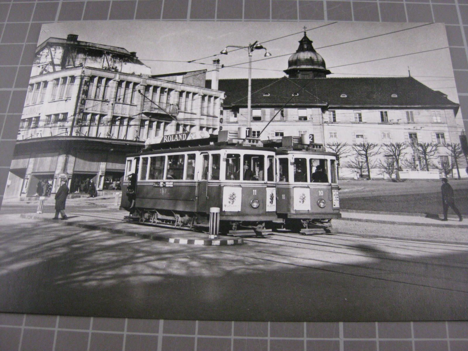 Ansichtskarten: Fribourg place Georges Python avec Tram – Neu (gemäss Beschreibung) aus Malters von Marosko