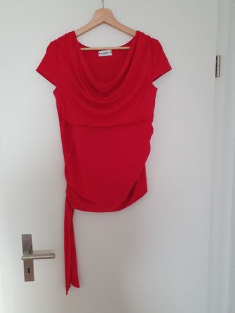 Rotes Umstandstop von Bebefield, Gr. 38, Top Zustand!