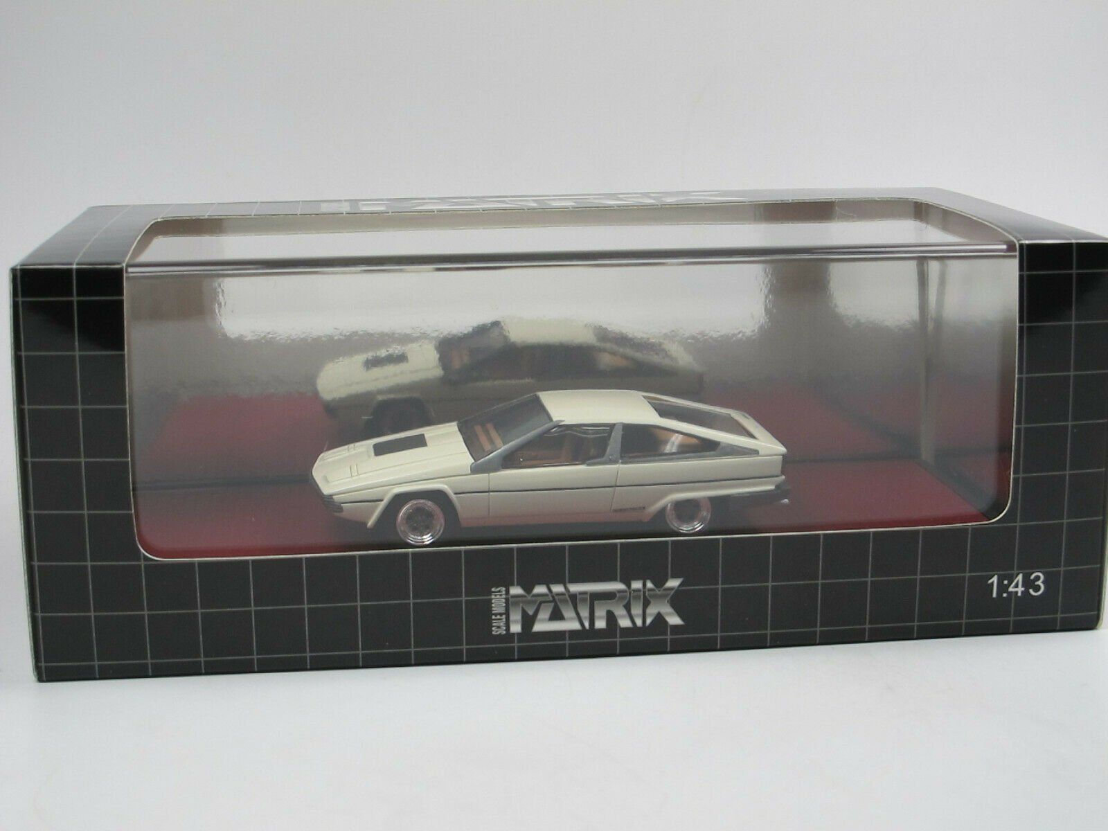 Jaguar Modellini d'auto: JAGUAR ASCOT BERTONE 1977 1:43 MATRIX – Nuovo e nell'imballaggio originale da Suhr venduto da Moebelsiralfred 1