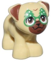 LEGO 24111pb06 Dog, Friends, Pug, Standing Christmas Glasses