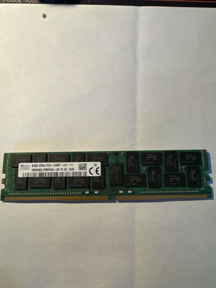 Samsung Memory / RAM: 64GB 2400T DDR4 Hynix Module – Gebraucht aus Matzendorf von cyberhak