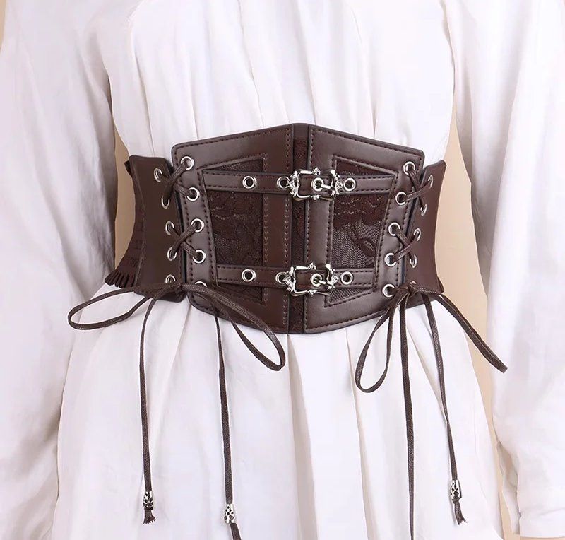 Cinture: Gothic Punk Spitze Elastischer Korsettgürtel – Nuovo e nell'imballaggio originale da Lausanne venduto da FASHION-WORLD-SHOP