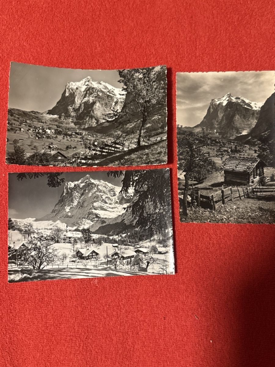 Ansichtskarten: Ak Grindelwald mit wetterhorn! – Gebraucht aus St. Antönien von and_75rc