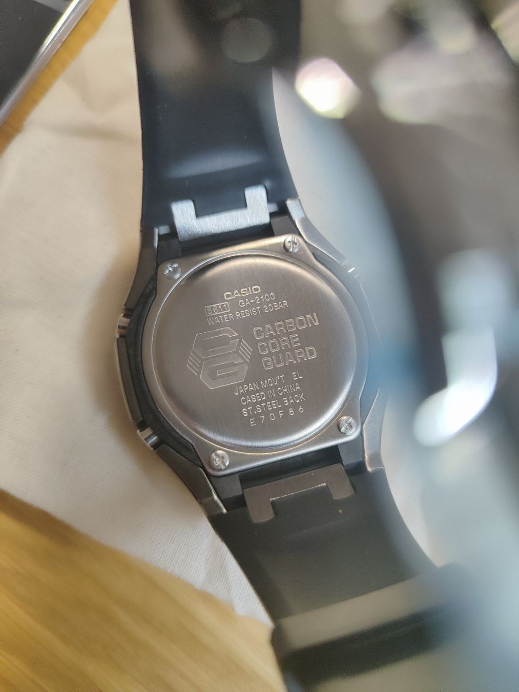 Casio Orologi: CasiOak Mod - Montre Casio G-Shock GA-2100 Custom Noir – Nuovo e nell'imballaggio originale da Vétroz venduto da mrcl01 6