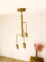 Designer Lampe / Leuchte Gold
