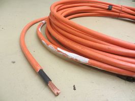 PUR Einzelleiter Kupfer 50mm2 gebraucht ca. 25m, 14kg Angeb1