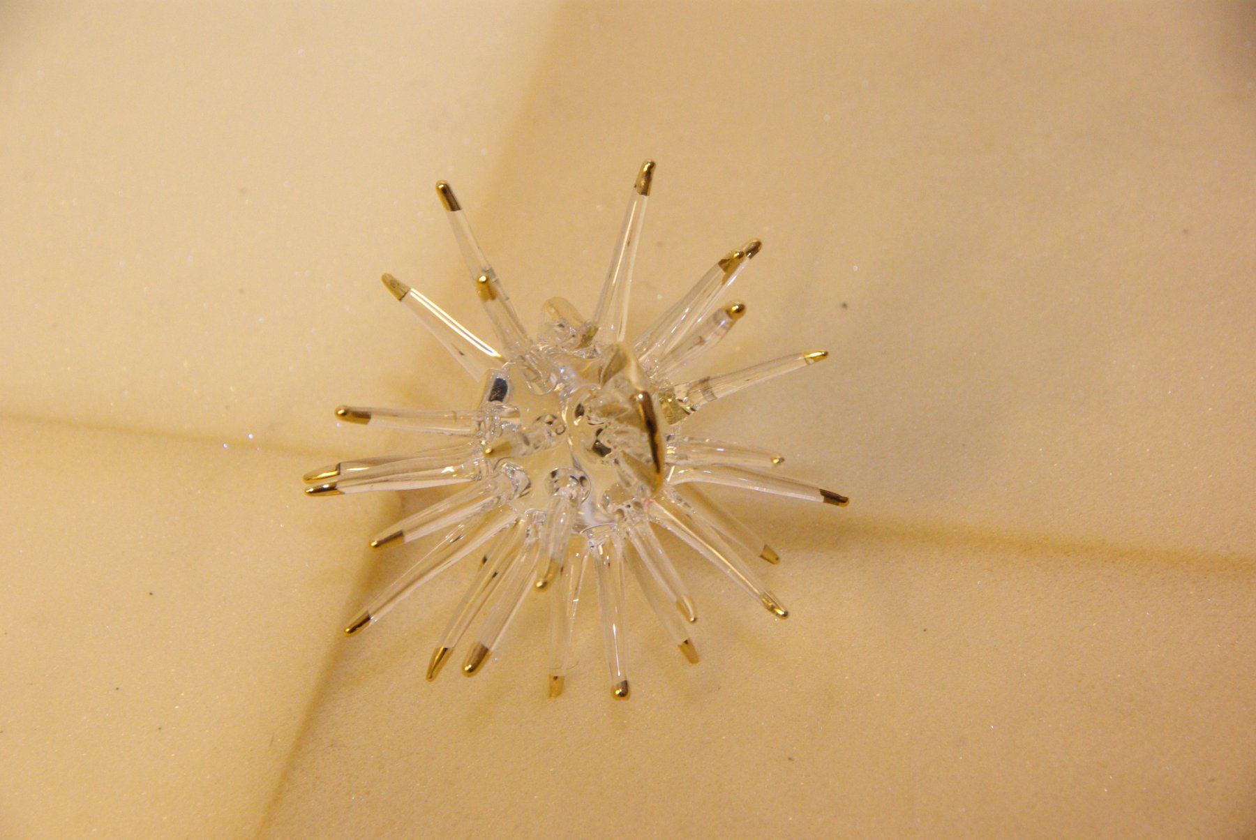 Statuette: Igelfisch / Kugelfisch aus Glas, ca. 9cm – Nuovo (secondo la descrizione) da Herisau venduto da Cevianer1844 3