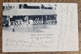 Genève, Bateau de Lavandières 1901 - "Stempelsalat"