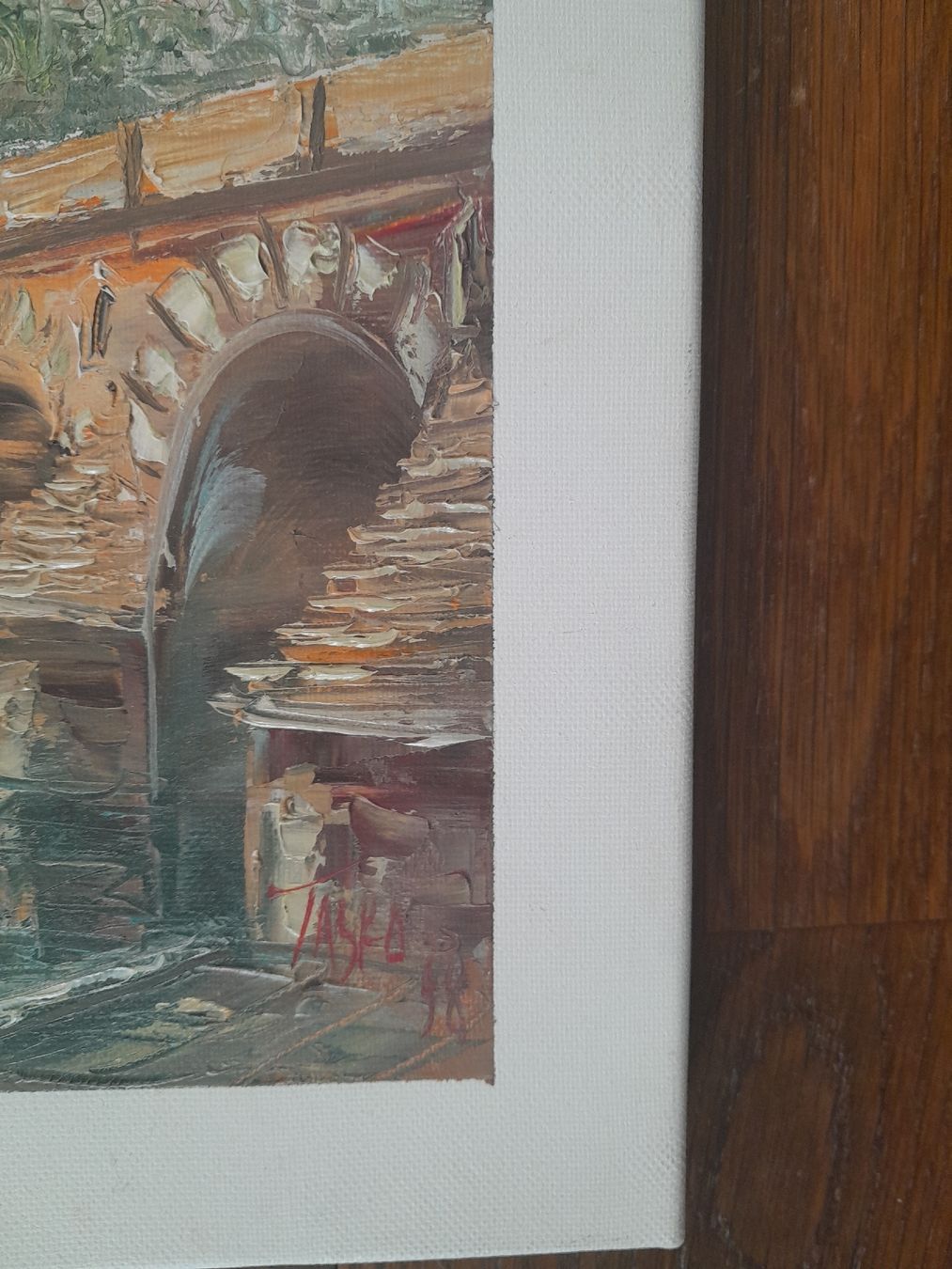 Dipinti: Ölgemälde Paris Brücke, Tasko Kordalov – Usato da Rossrüti venduto da Hansi778 5