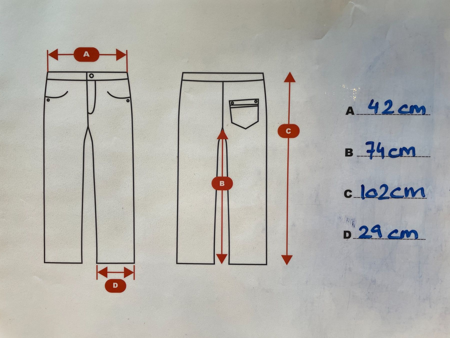Mango Hosen: MANGO Pantalon bleu T 44 – Gebraucht aus Lausanne von PlusValue_Lausanne 3