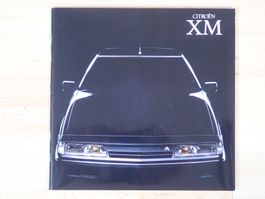Citroen XM - Französischer Prospekt 8/89 - 50 Seiten - V043