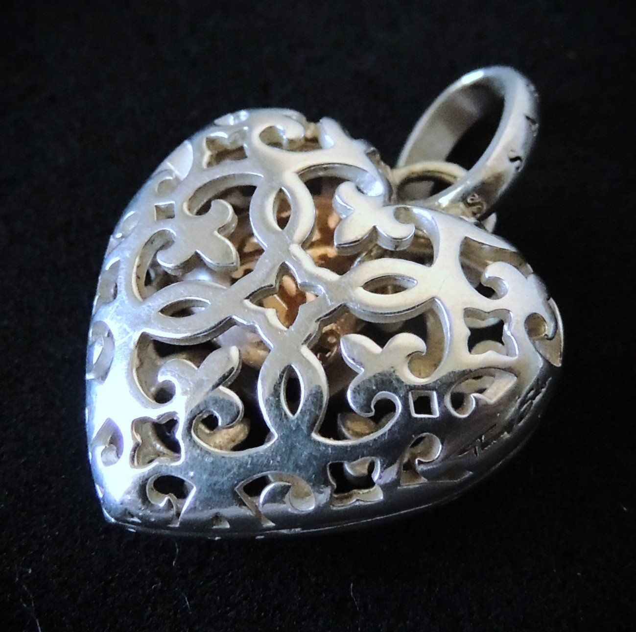 Thomas Sabo Ciondoli: THOMAS SABO Silber 925 Herz Medaillon – Usato da Waldenburg venduto da schaller707