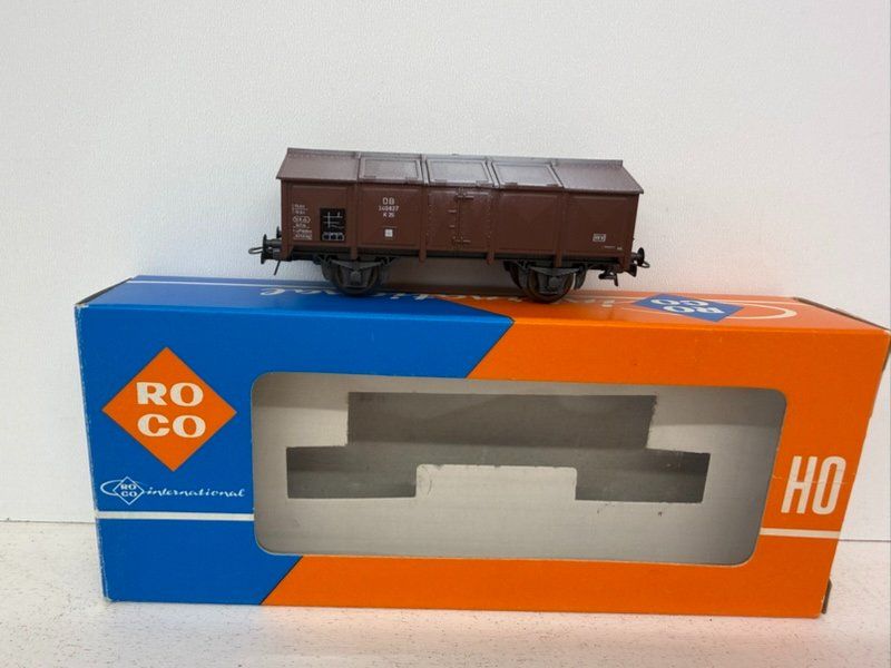 Roco Modelleisenbahnen: Spur H0 Roco 46116 DB Klappdeckelgüterwagen – Gebraucht aus Büsserach von ModellbahnDepot