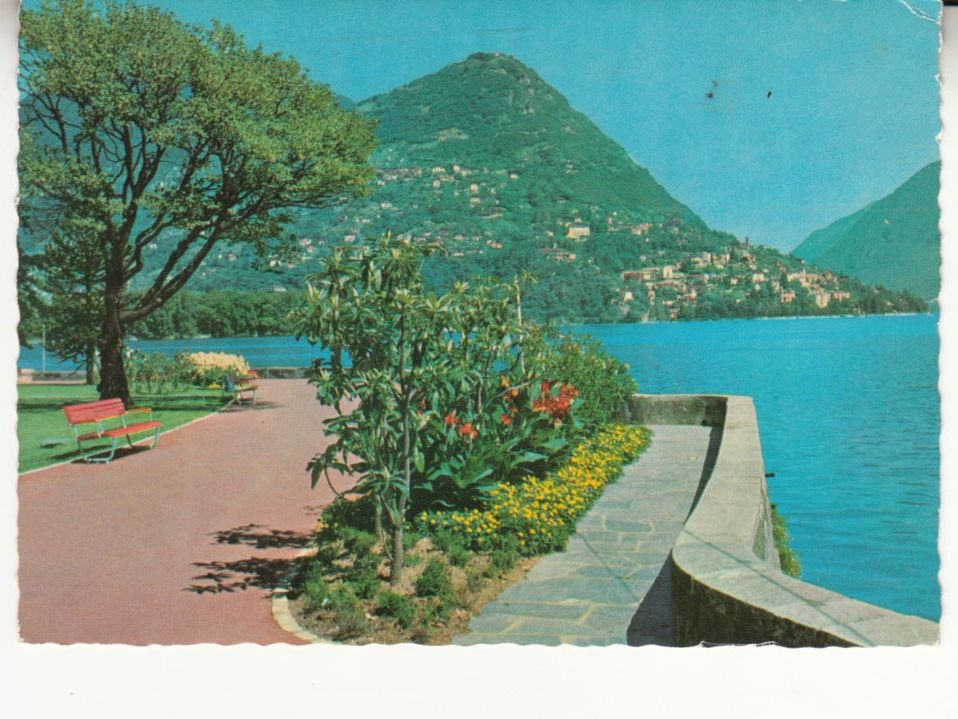 Cartoline postali: Lugano 1965 – Usato da Bürglen TG venduto da StampGraf