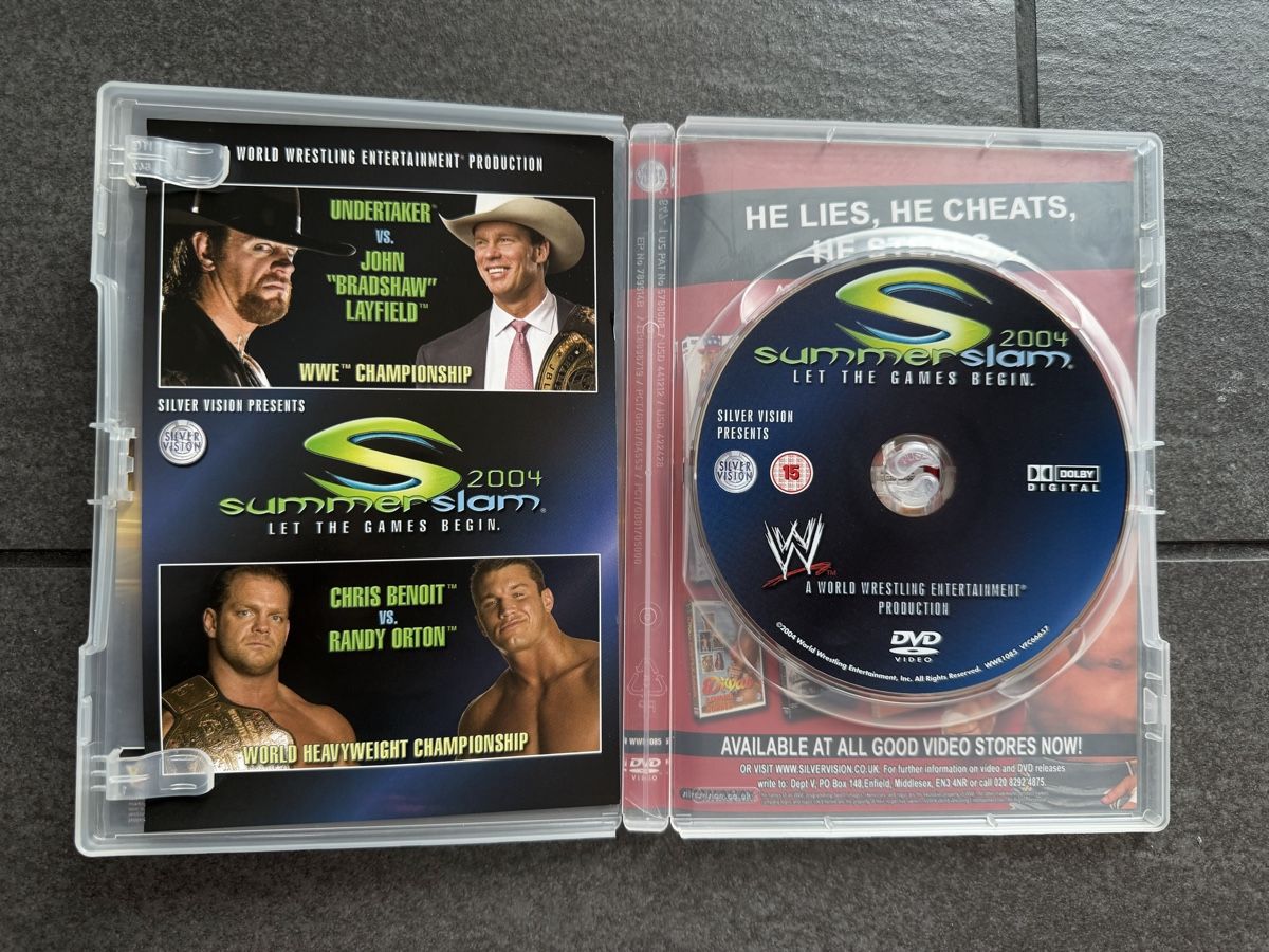 Tutti i DVDs: WWE SummerSlam 2004 DVD – Usato da Zürich venduto da cENS0R 2